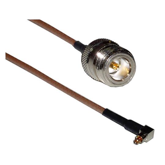 Kabel RG-316 20 cm (Lucent MC-Card Męski / N-żeński)