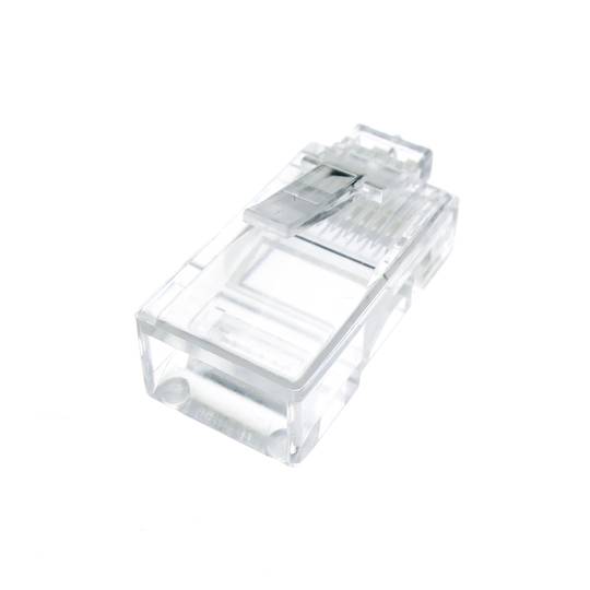 Conector UTP Cat.5e RJ45 macho para engatar o cabo 25-pack