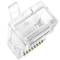 UTP connector Cat.5e RJ45 male to crimp to 100-pack cable