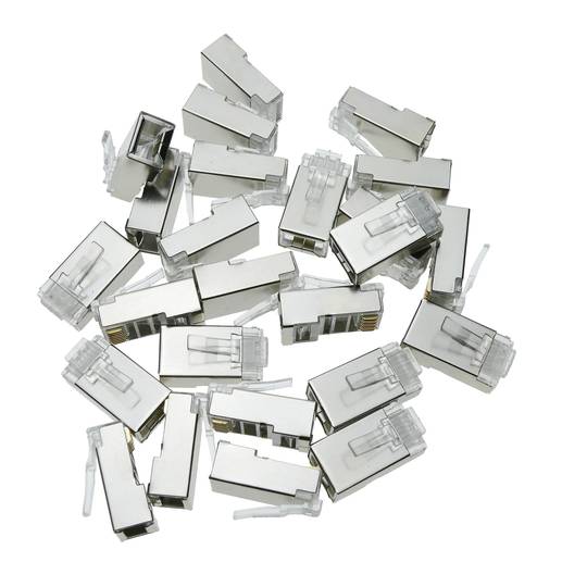 FTP Anschluss Cat.5e RJ45 männlich Kabel quetschen 100-pack