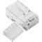 Conector UTP Cat.6 RJ45 macho para crimpar a cable 100-pack
