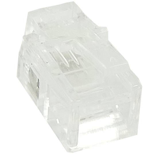 RJ9-telefoonconnector mannelijk 4P4C naar krimp in pak van 100 eenheden