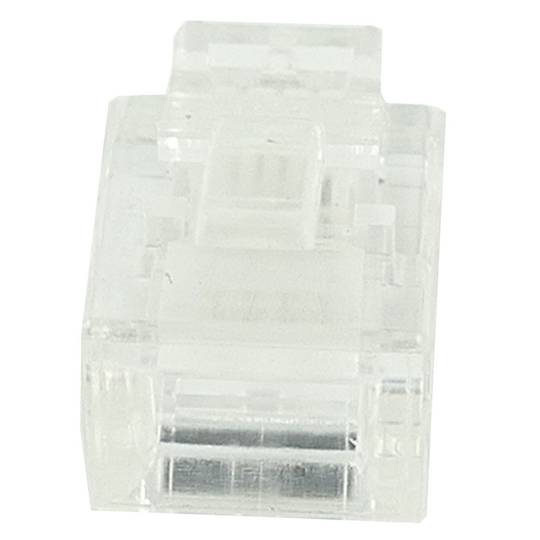 White Phone Splice Crimp Connector 100 Piece Pack NOS