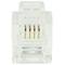 Conector telefónico RJ11 macho 6P4C para crimpar en paquete de 100 unidades