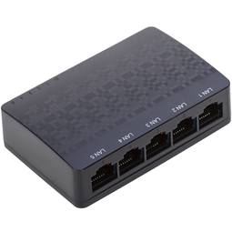 Conmutador gigabit ethernet LAN mini Switch 10/100/1000Mbps de 5 puertos UTP RJ45