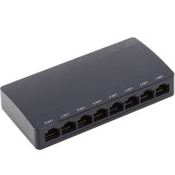 Conmutador gigabit ethernet LAN mini Switch 10/100/1000Mbps de 8 puertos UTP RJ45