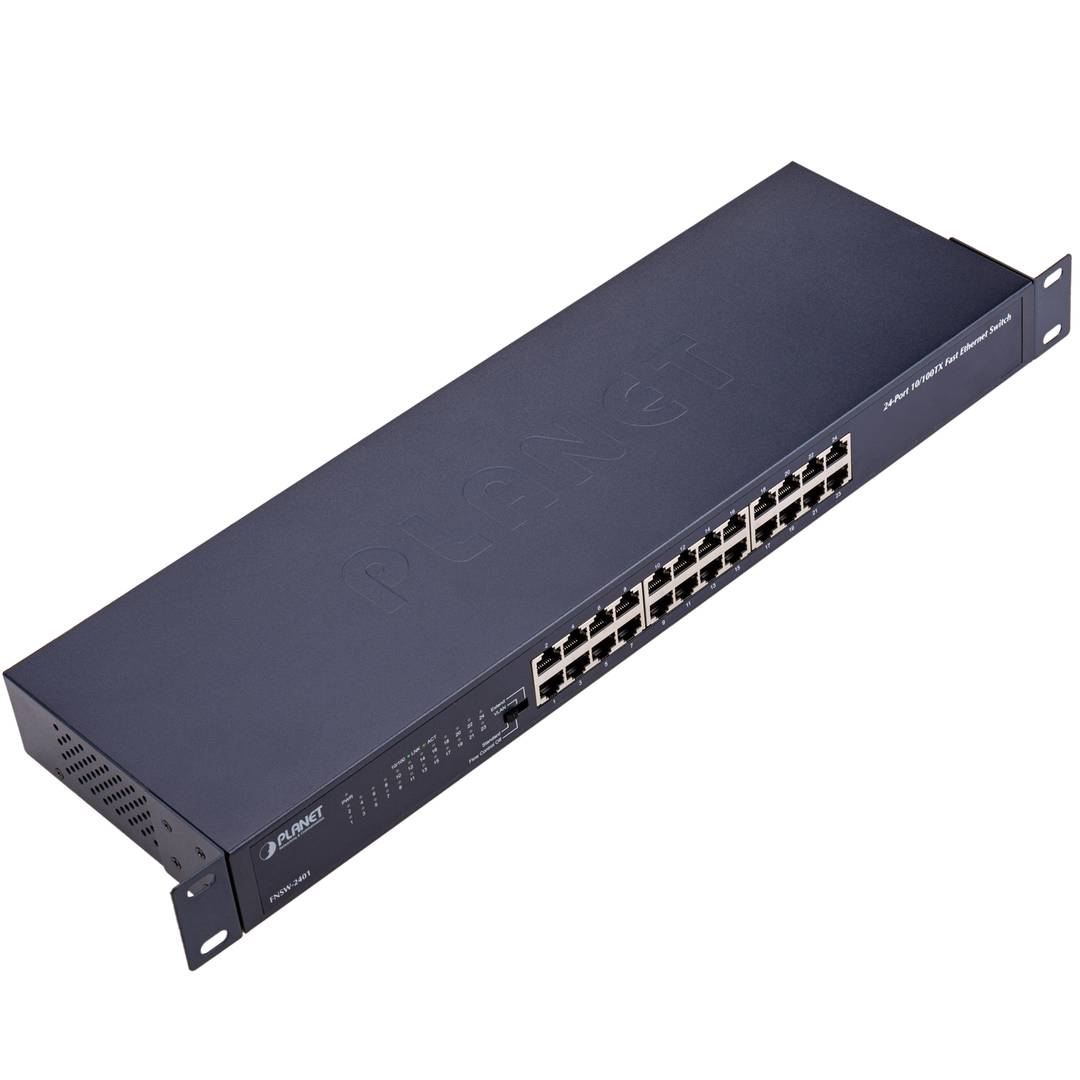 Conmutador Lan Switch 10100mbps 24utp Rack19 Cablematic 4886