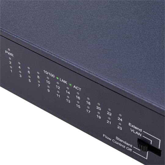 Commutateur LAN switch 10/100Mbps 24UTP rack19