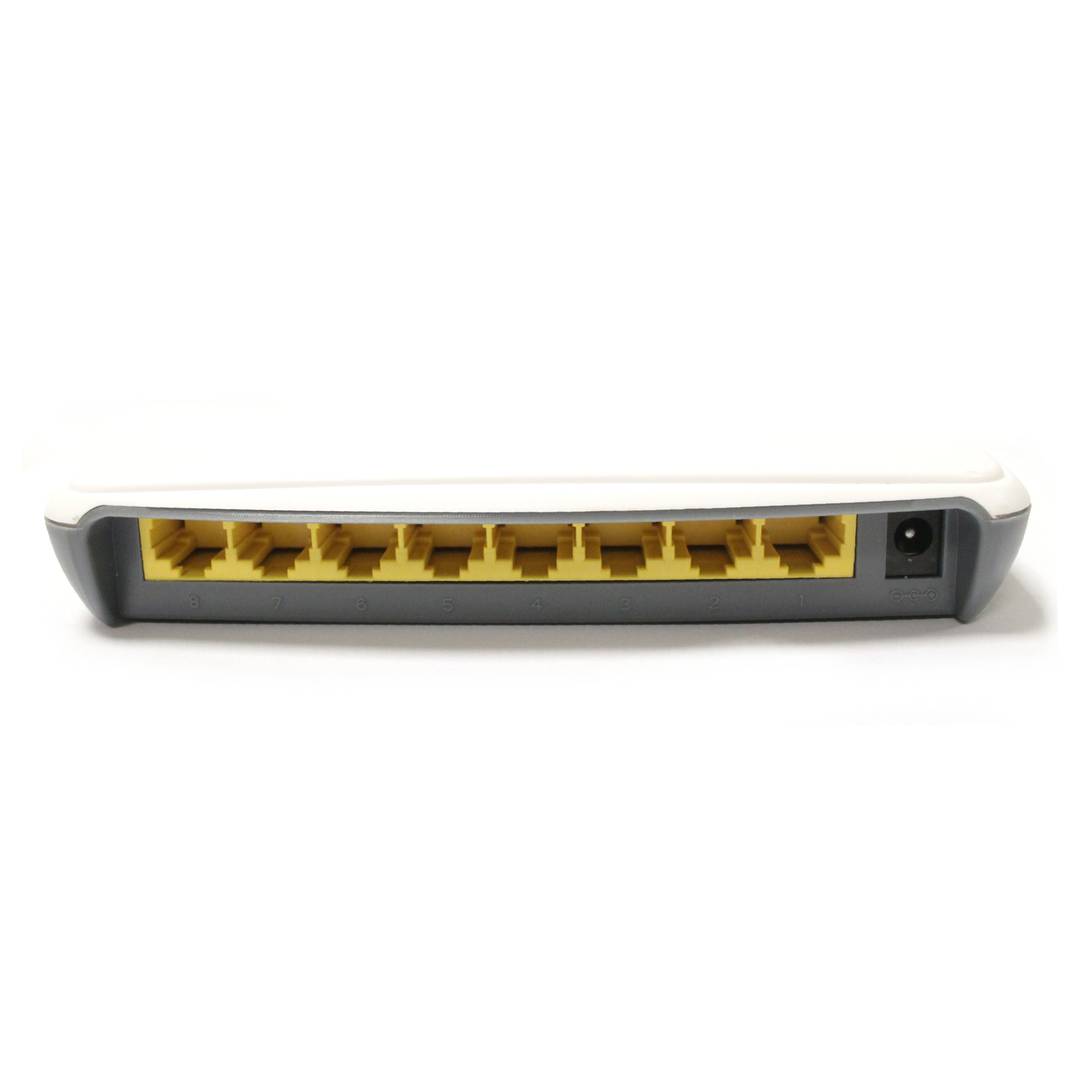 Hub Ethernet modelo de 8 portas 1 Gigabit Rede Planeta GSD-804