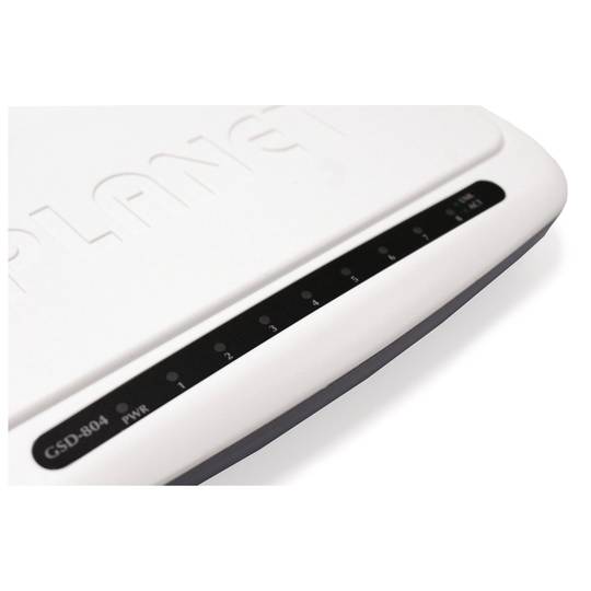 Hub Ethernet modelo de 8 portas 1 Gigabit Rede Planeta GSD-804