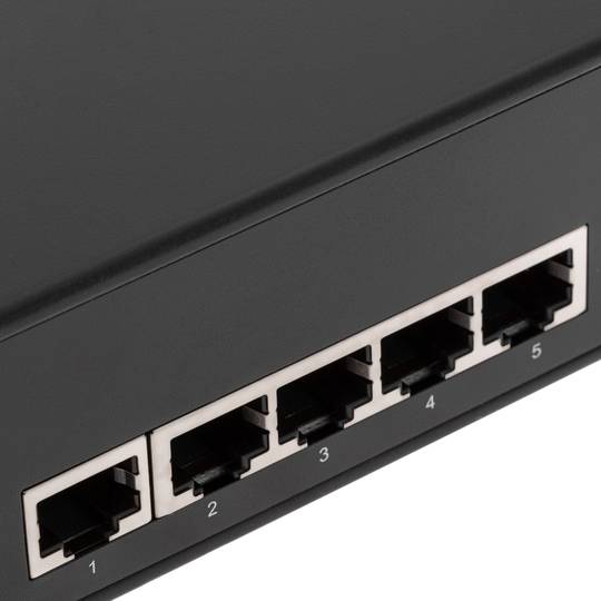 Switch Gigabit 10/100/1000 Mbps switch LAN 5 UTP rack de 19