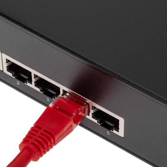Switch Gigabit 10/100/1000 Mbps switch LAN 5 UTP rack de 19