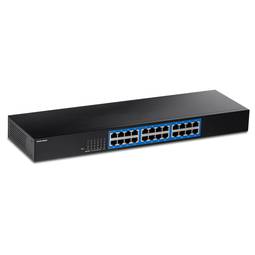 Rack 19" Giga Switch 24 10/100/1000 MBit/s UTP