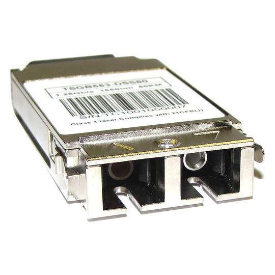 GBIC 1000Mbps SC Módulo Duplex (modo single 1550nm 80 km)