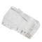 Pack of 100 units of transparent RJ-45 U/UTP (UTP) Cat5e connector from Lanberg PLU-5000