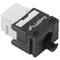 Lanberg KSU6-2000 Preto/Branco Cat6 RJ-45 Conector Fêmea, 22/26 Pino Plano