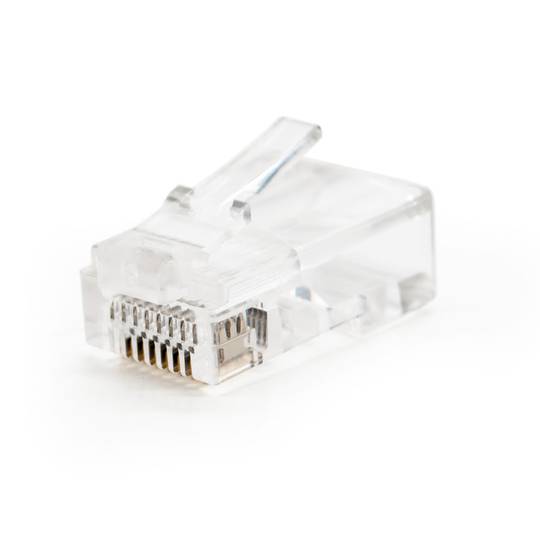 UTP Cat.5e RJ45-Stecker zum Crimpen an Kabel, 10er-Pack