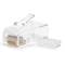 Conector macho UTP Cat.6 RJ45 para crimpagem de cabo pacote com 50