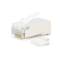 Conector macho FTP Cat.6 RJ45 para crimpagem de cabo pacote com 10