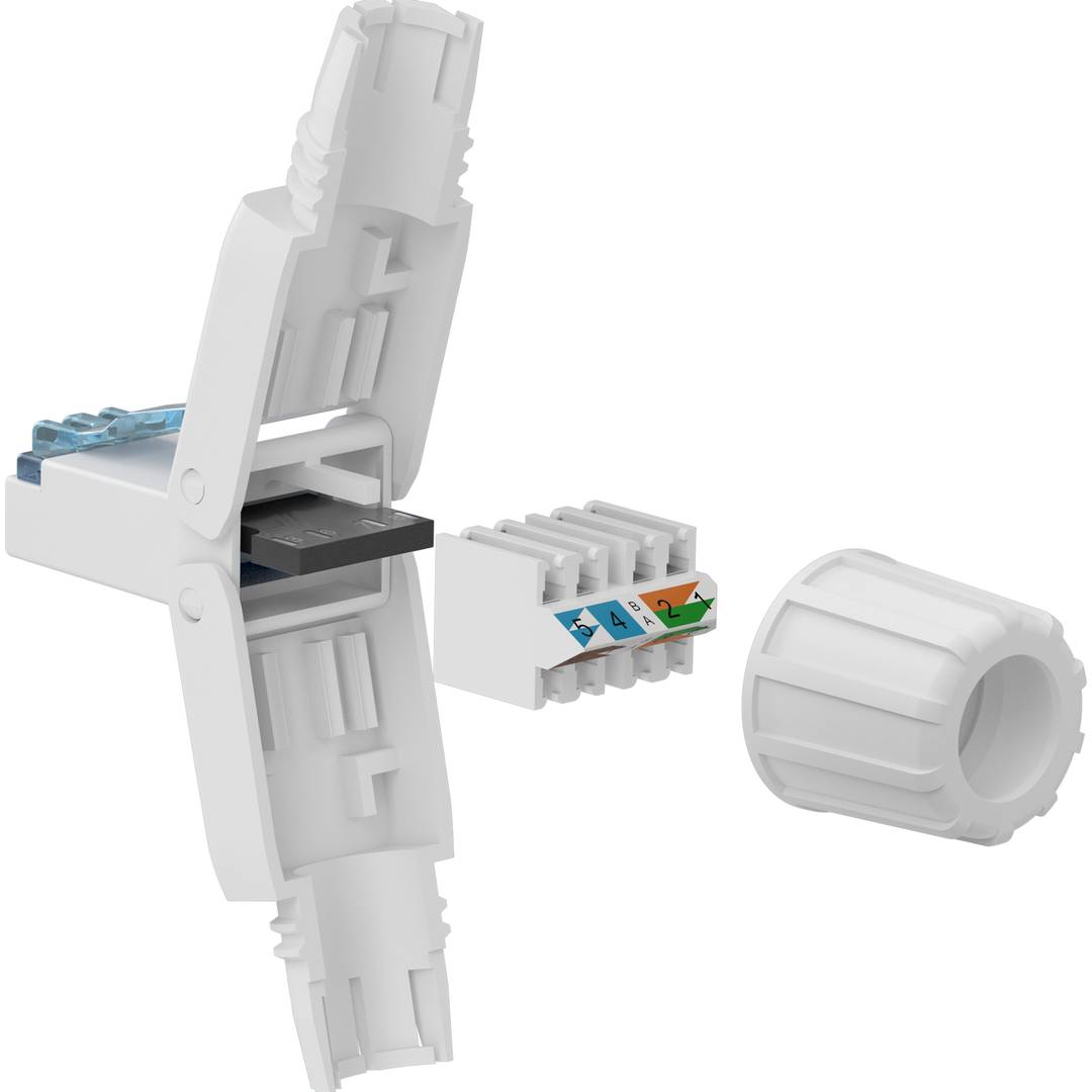 Connecteur RJ45 mâle Cat.6A UTP sans outil