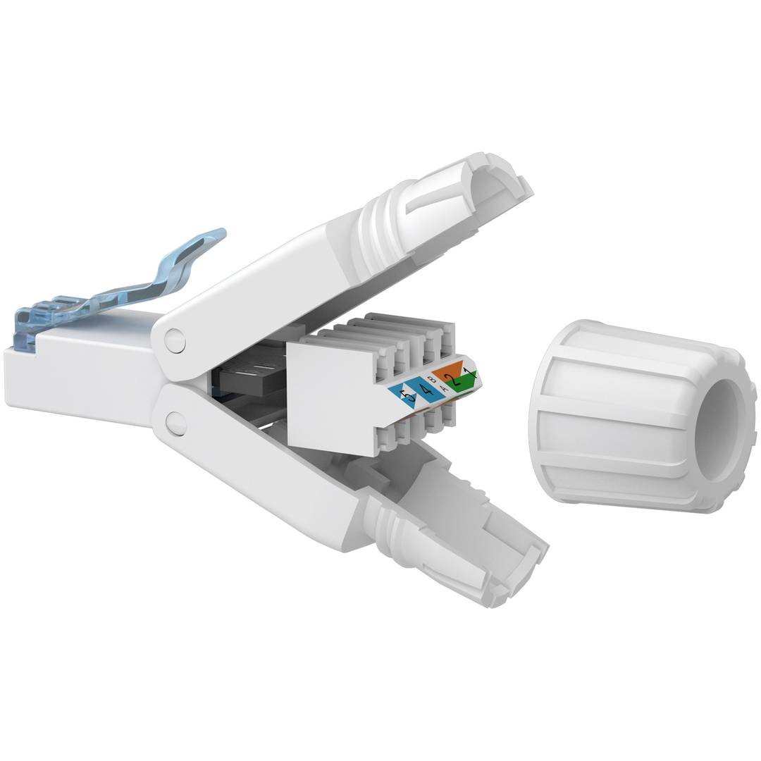 Connecteur RJ45 mâle Cat.6A UTP sans outil
