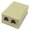 Surface box 2-RJ11 Cat.3