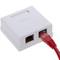 Scatola di superficie di 2 RJ45 Cat6 UTP