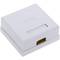 Scatola di superficie di 2 RJ45 Cat6 UTP