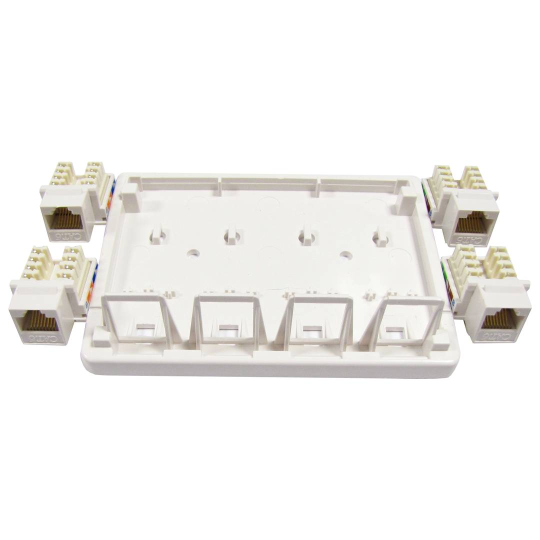 Boîte de surface de 4 UTP RJ45 Cat6