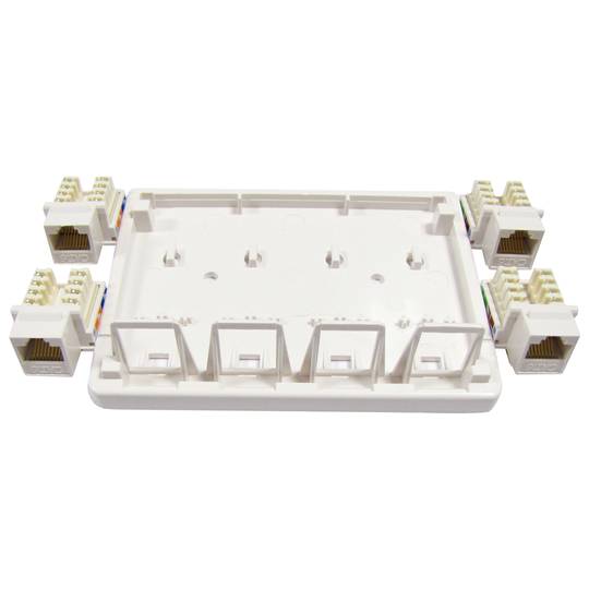 Boîte de surface de 4 UTP RJ45 Cat6