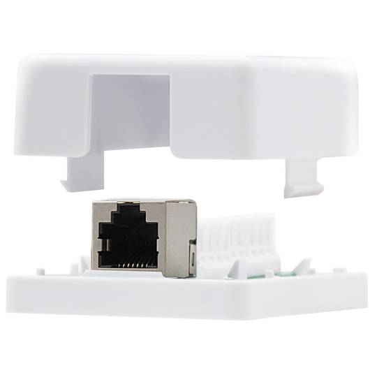 Caja de superficie de 1 RJ45 Cat.6 FTP