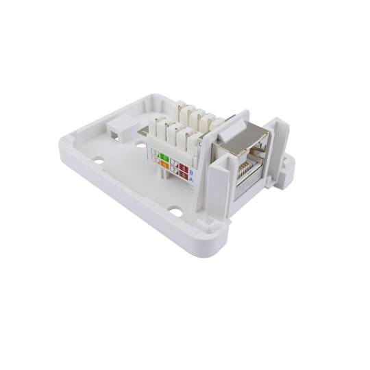 Caja de superficie de 1 RJ45 Cat.6 FTP