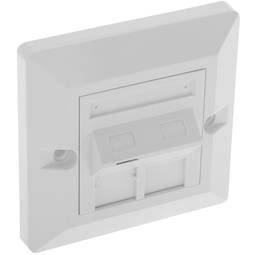 80x80 da parete piatto di 1 RJ45 UTP Cat.5e