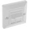 Placa de paret de 80x80 de 1 RJ45 Cat.5e UTP