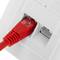 Placa de paret de 80x80 de 2 RJ45 Cat.5e UTP