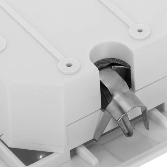 Placa de paret de 80x80 de 2 RJ45 Cat.5e UTP