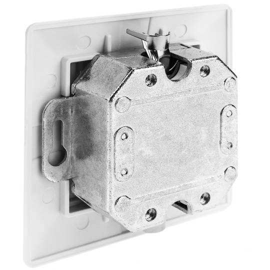 80x80 parede Placa 2-5e RJ45 FTP