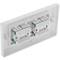 Placa de paret de 140X80 de 4 RJ45 Cat.6 UTP