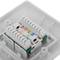 Placa de paret de 80x80 de 2 RJ45 Cat.6 FTP