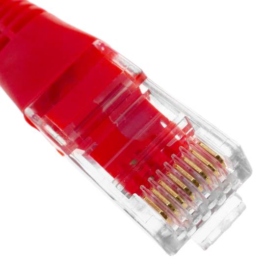 Cable UTP categoría 6 rojo 25cm