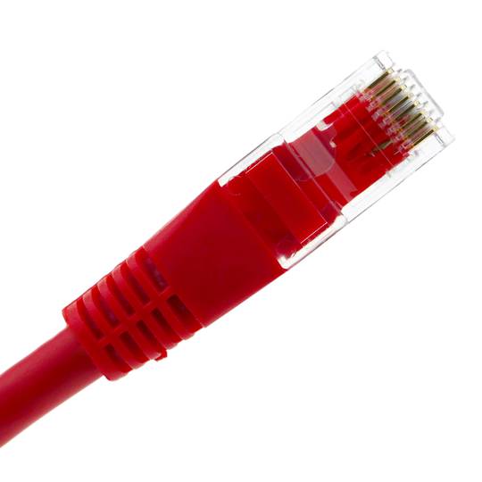Cable UTP categoría 6 rojo 25cm