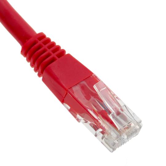 Cable UTP categoría 6 rojo 25cm