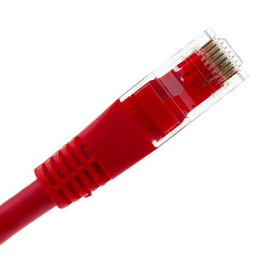 UTP network cable category Cat.6 20m red - Cablematic