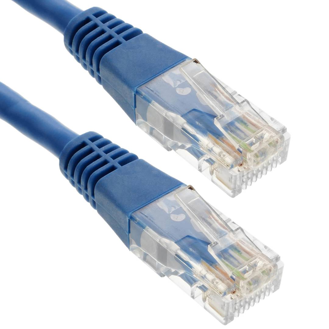 Blue Cat 6 UTP cable 1m - Cablematic