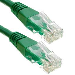 Cable de red ethernet Cat. 6 UTP de 1 m de color verde