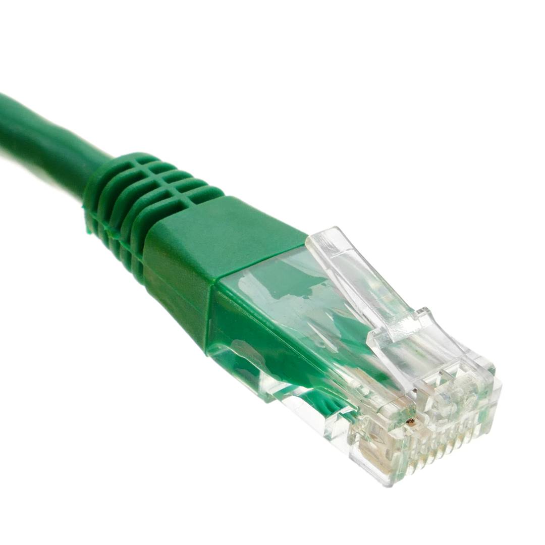 VasterCable Cat.6 Cable 70 Ft UTP CAT6 Gigabit Patch Cable 3 Pack Green Color