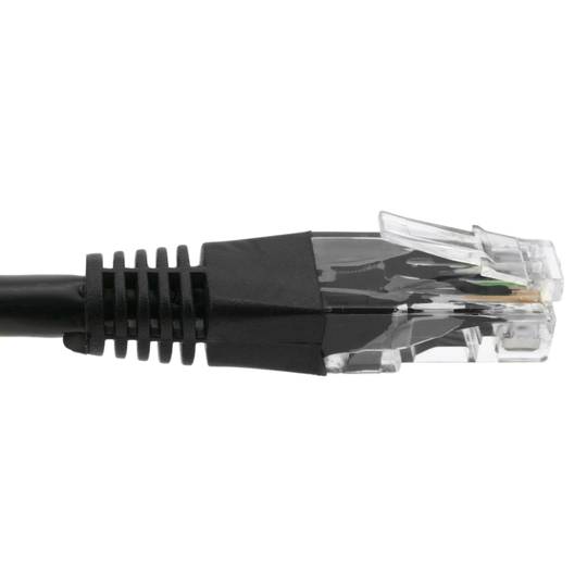 1 m schwarzes Cat. 6 UTP-Ethernet-Netzwerkkabel