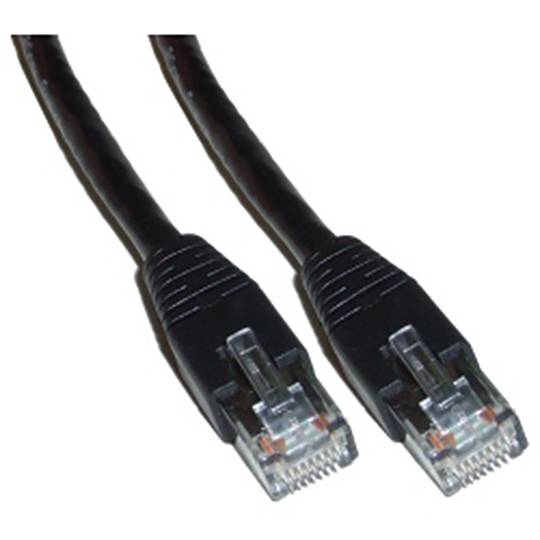 7 m black Cat. 6 UTP Ethernet network cable