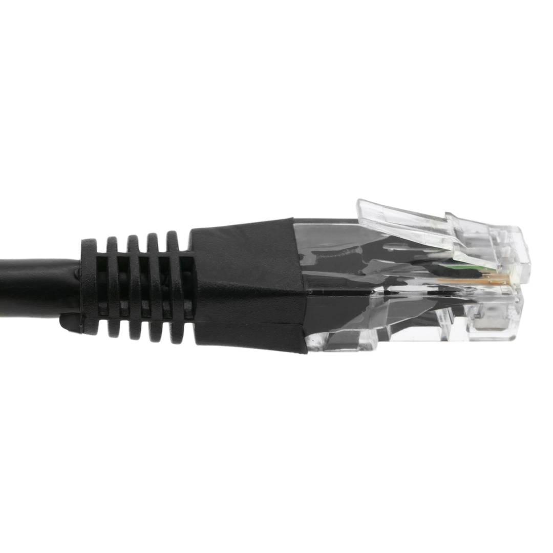 Cabo de rede Ethernet UTP preto Cat. 6 de 5 m