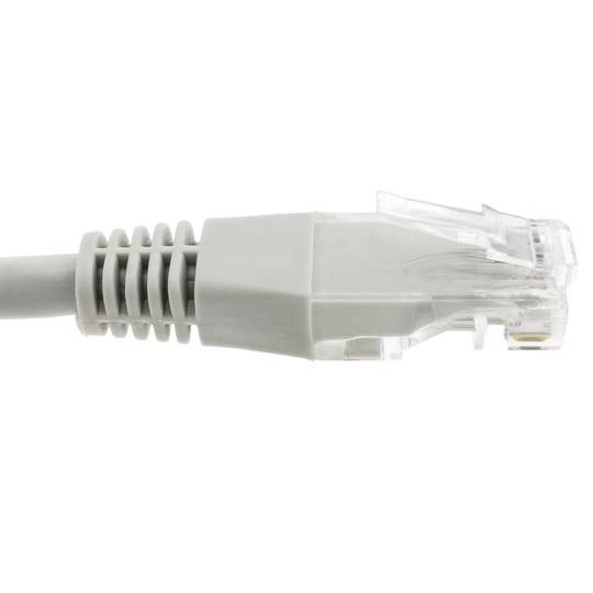 Ethernet network patch cable LAN UTP RJ45 Cat.6 gray 25cm